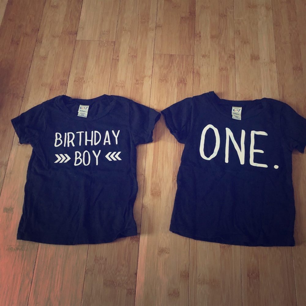 Toddler Boys 12M Birthday Boy Shirts